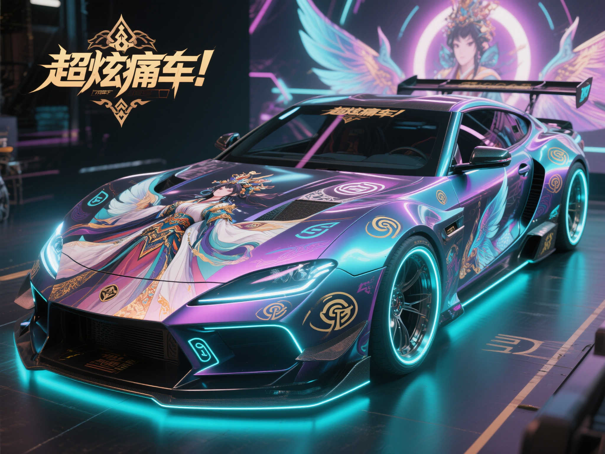 《明末:渊虚之羽》携手领克,酷炫定制痛车震撼登场! 《明末:渊虚之羽》携手领克,酷炫定制痛车震撼登场!