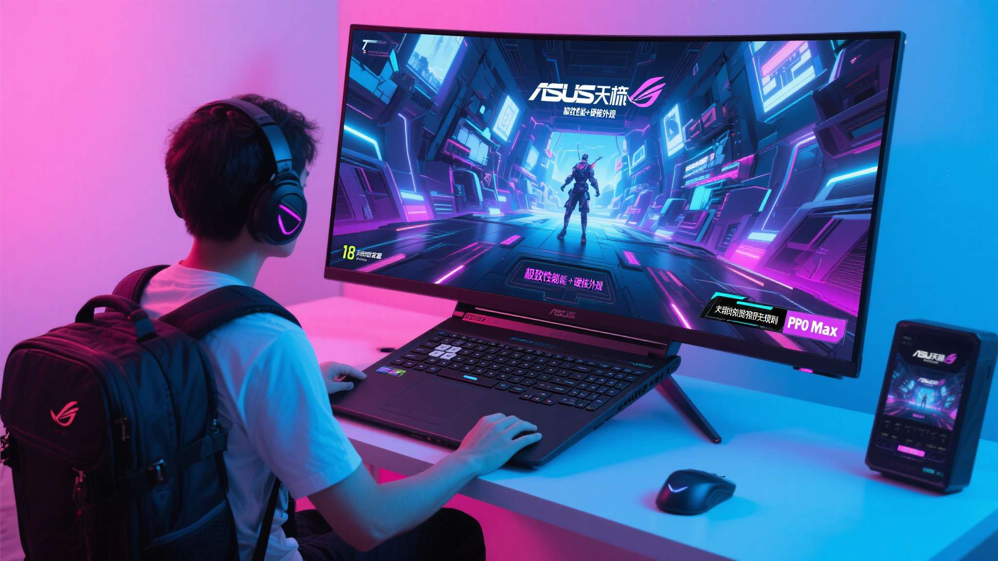 18寸巨屏你喜欢吗？华硕天选7 Pro Max游戏本震撼首发